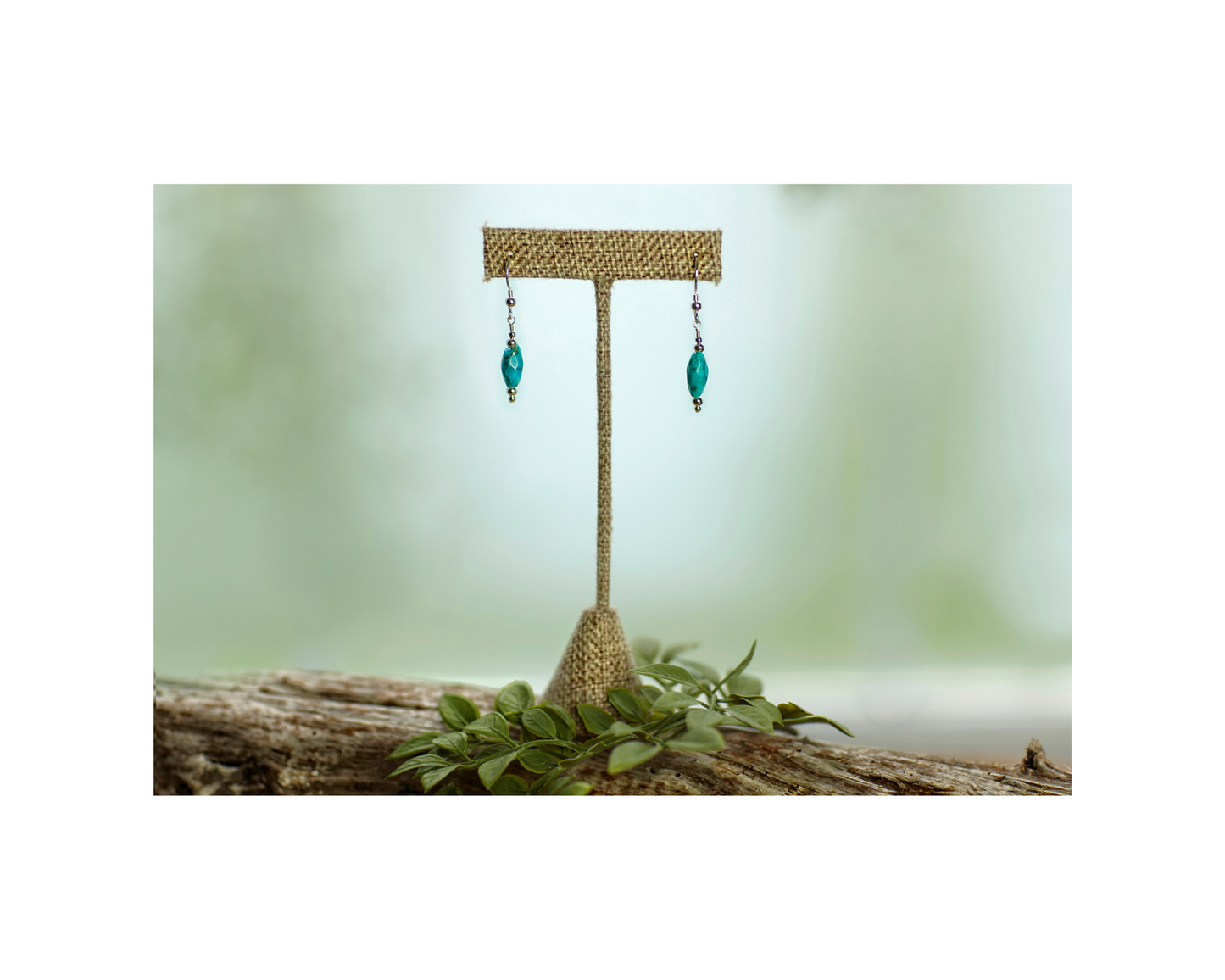 Turquoise and Sterling Silver Earrings