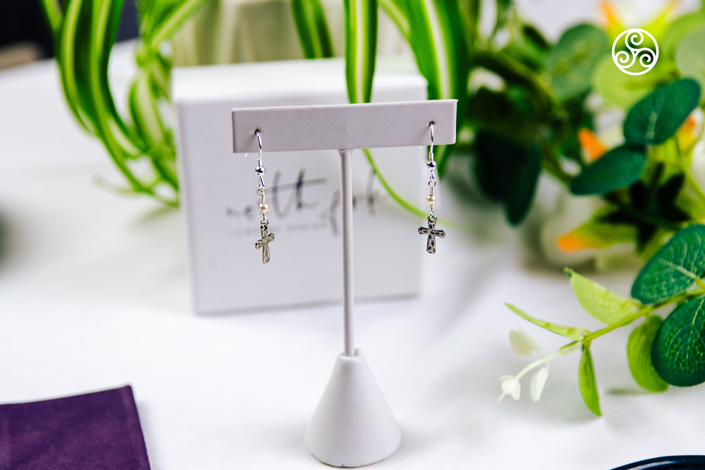 Dainty Cross Earrings