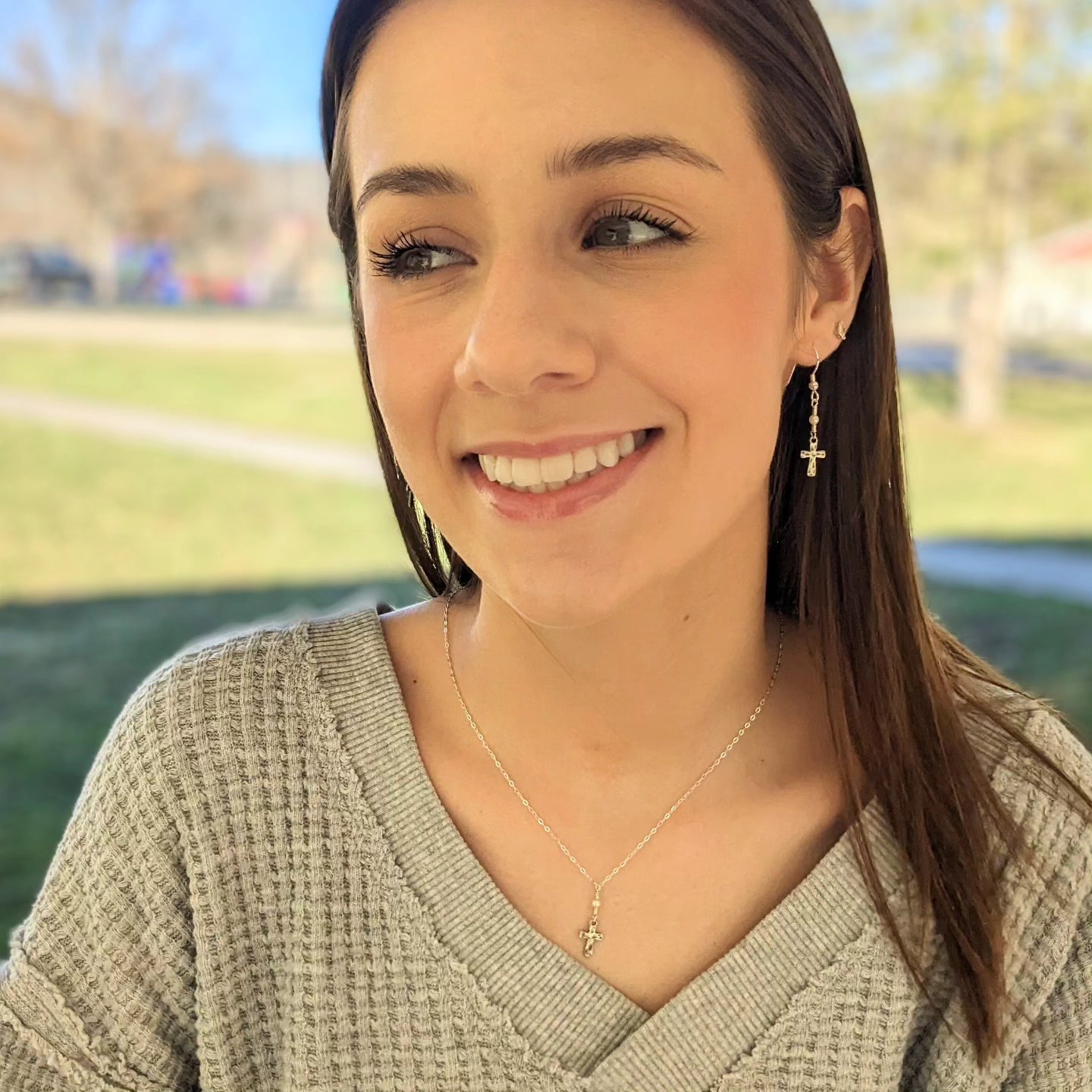 Dainty Cross Necklace