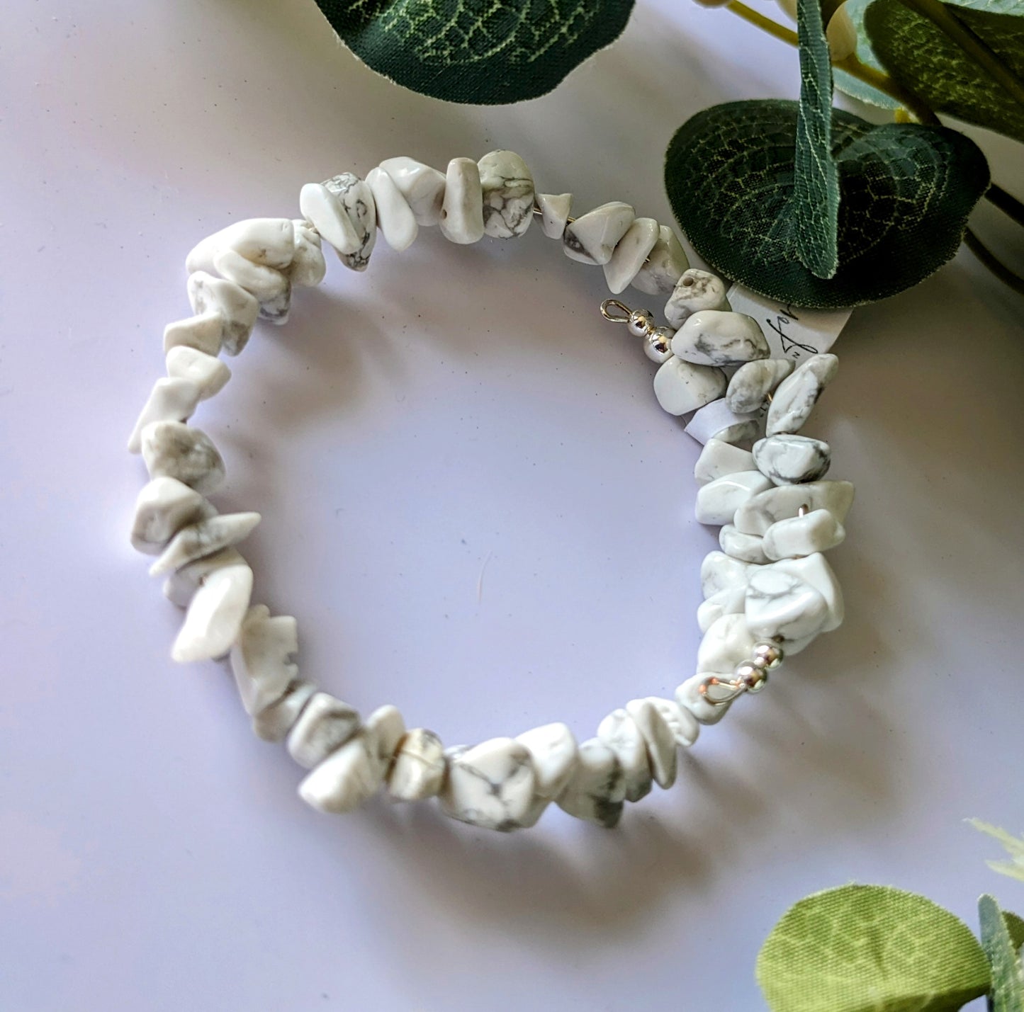 White Howlite Bracelet