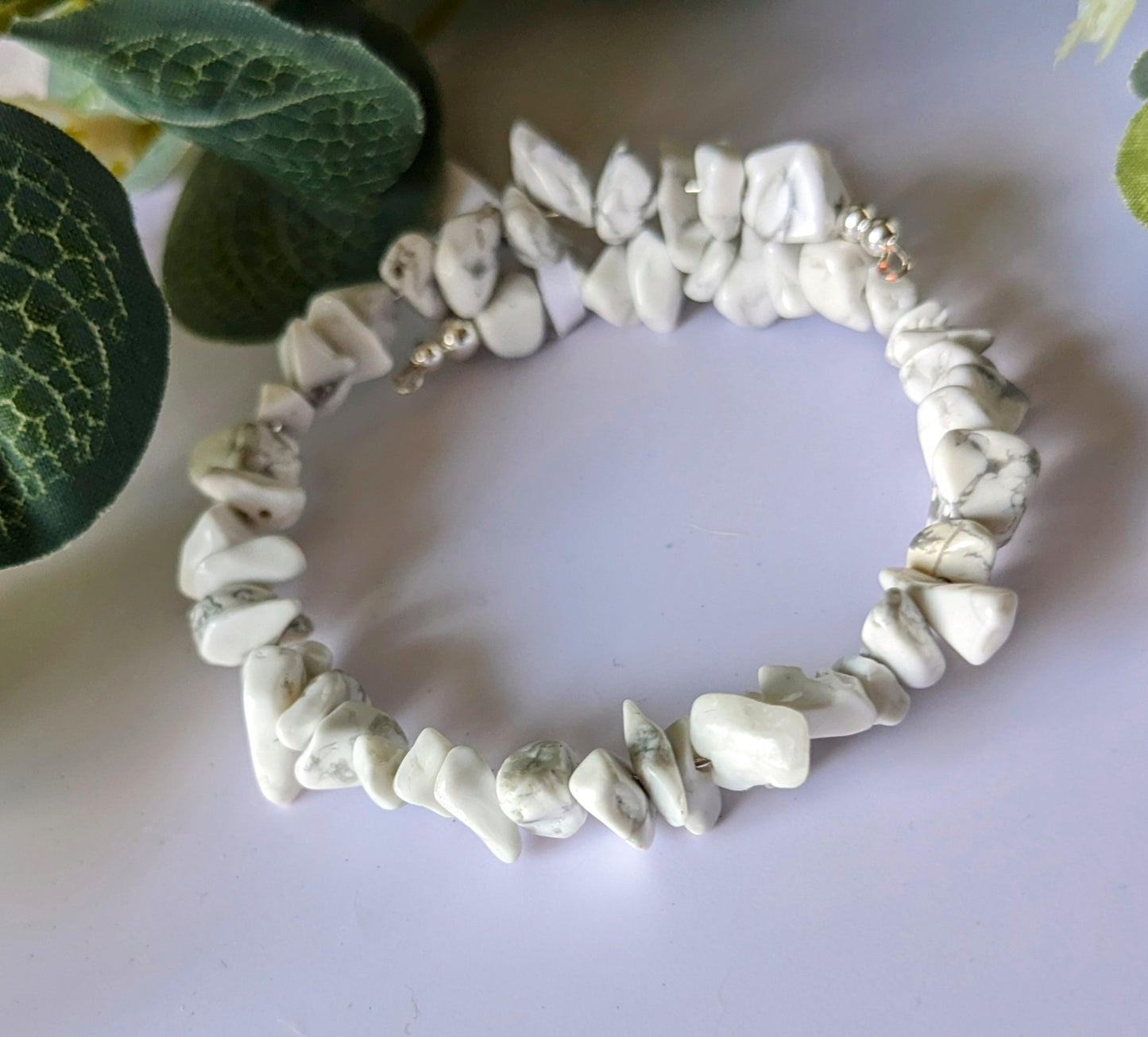 White Howlite Bracelet