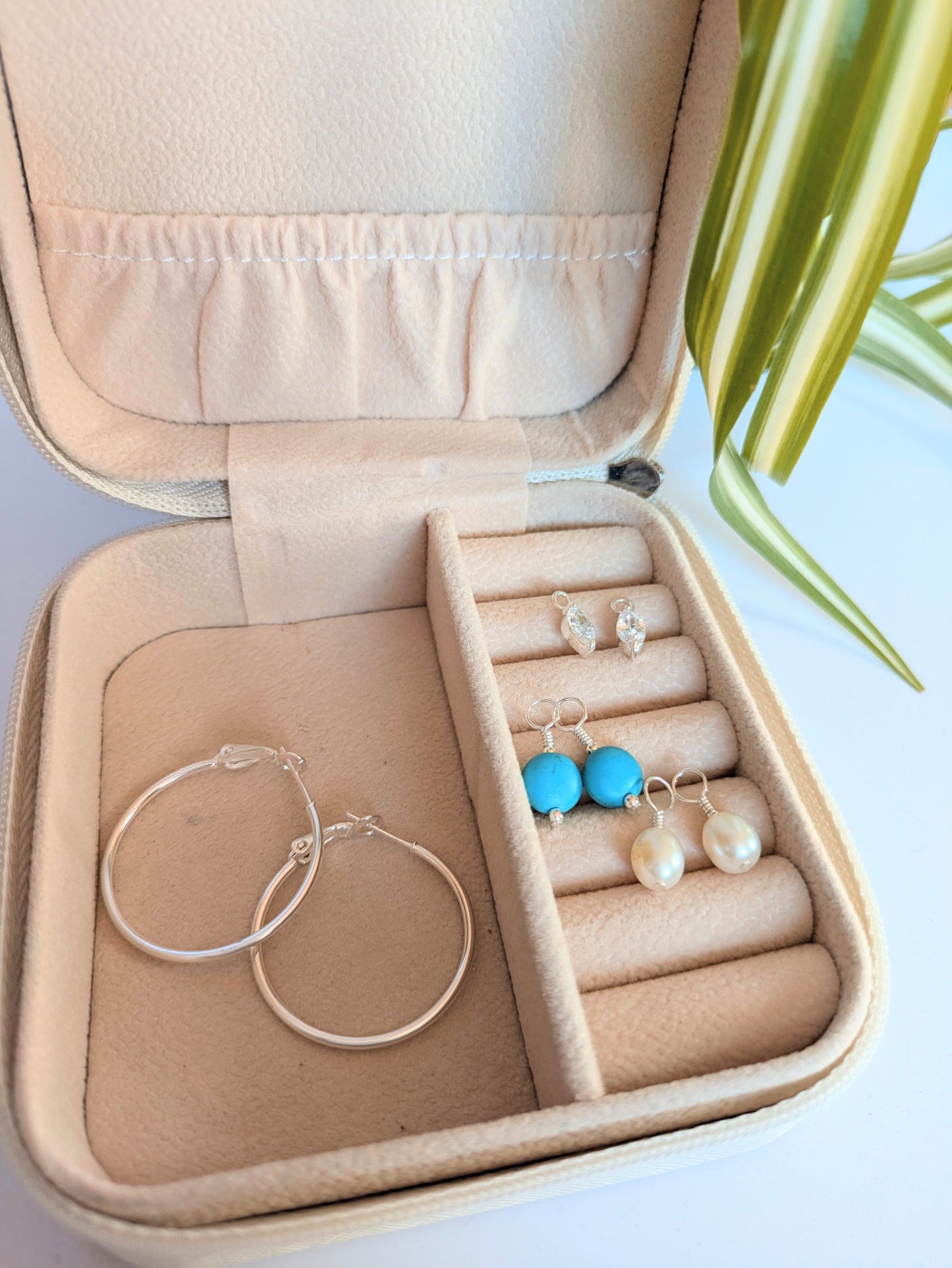 Hoop Earring Charm Gift Set