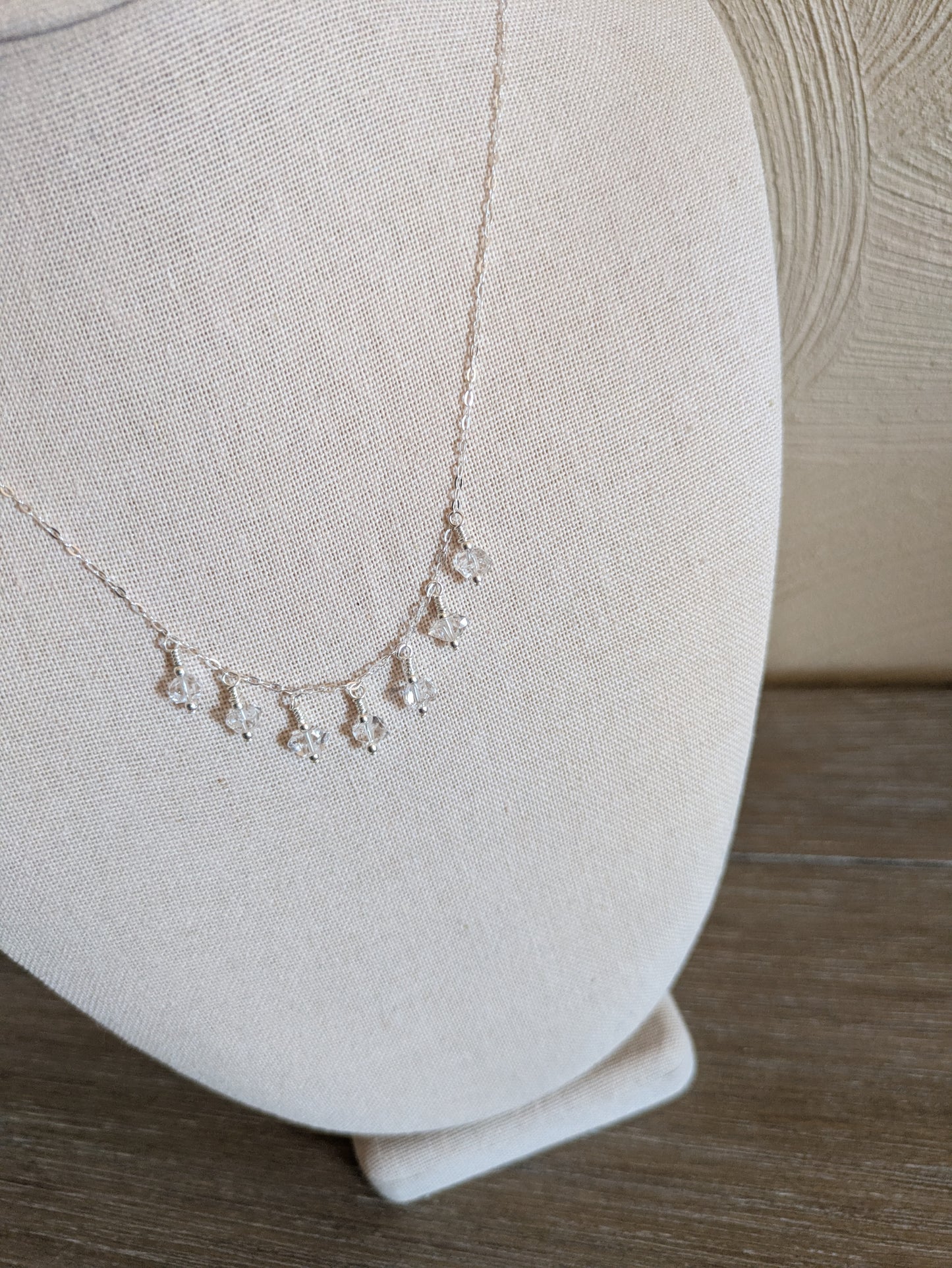 Dainty Herkimer Diamond Necklace