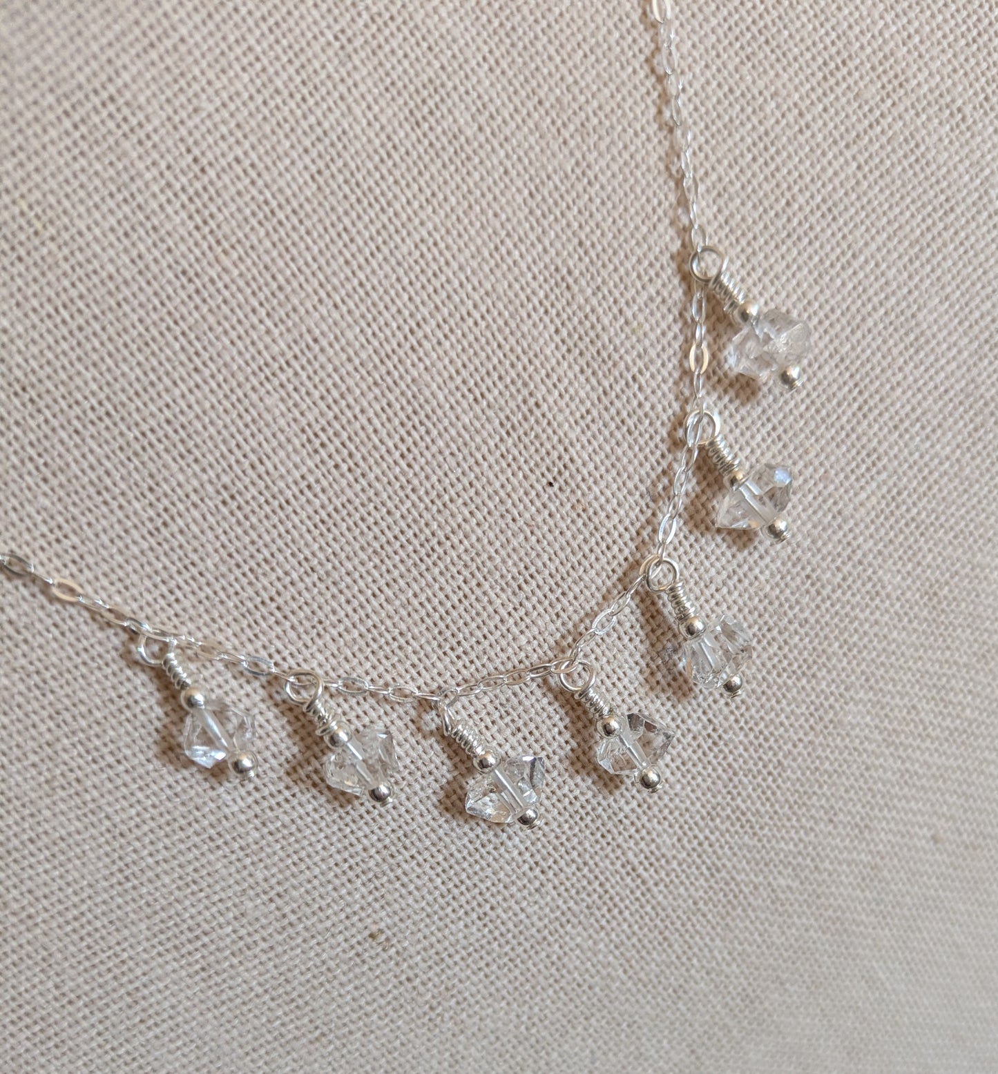 Dainty Herkimer Diamond Necklace