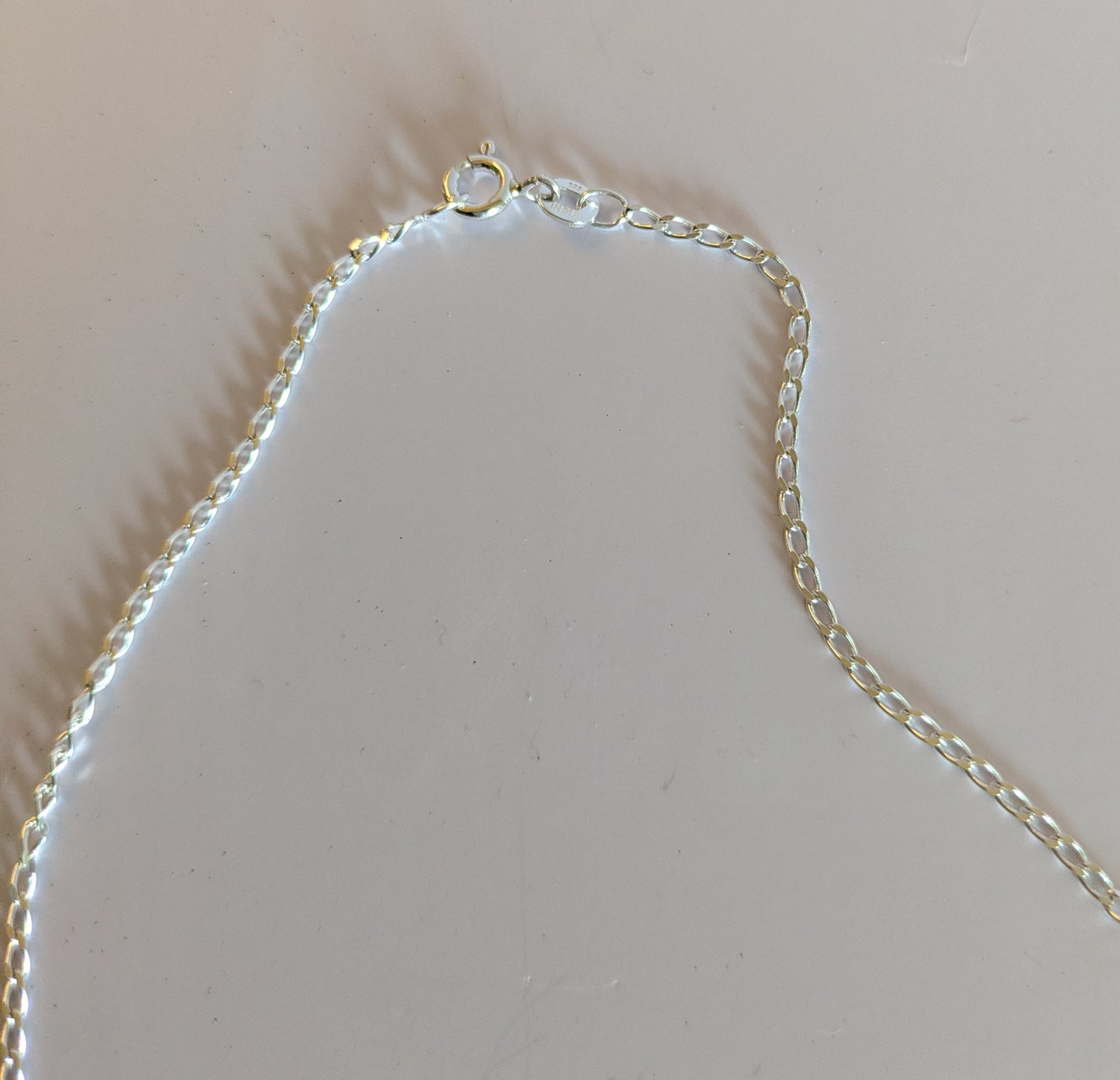 Shell Pearl & Sterling Silver Adjustable Necklace