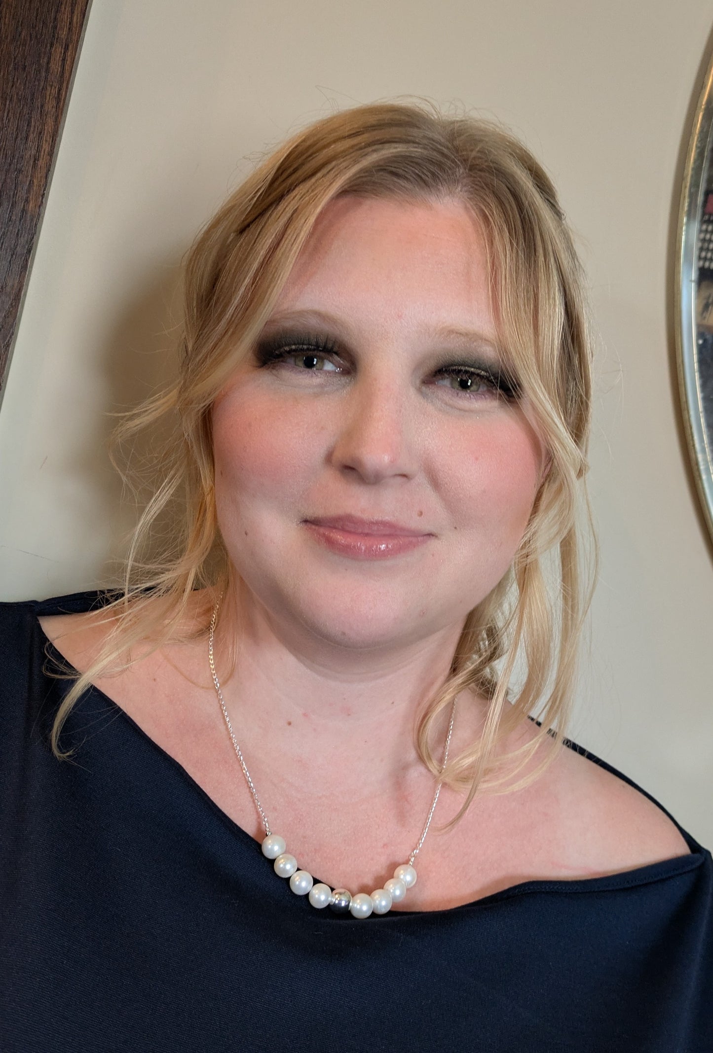 Statement Pearl and Sterling Silver Necklace