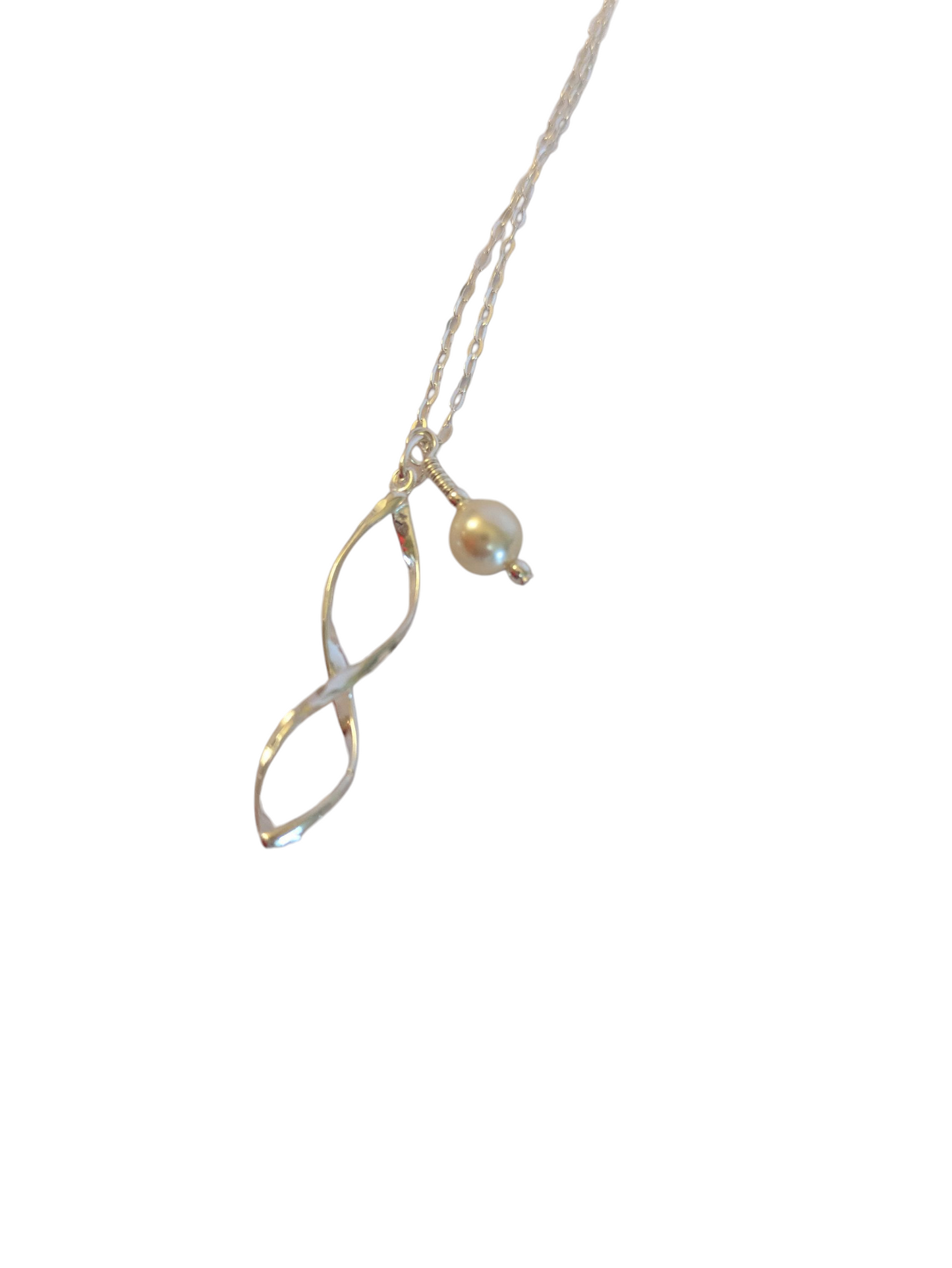 Sterling Silver Twist Necklace