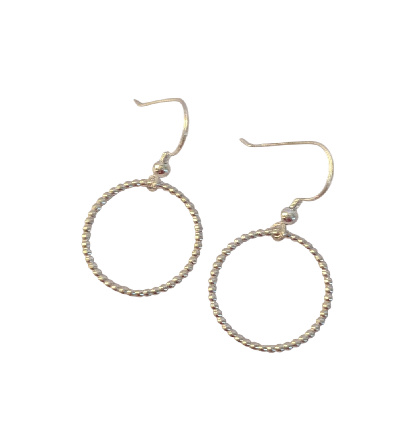 Sterling Silver Circle Earrings