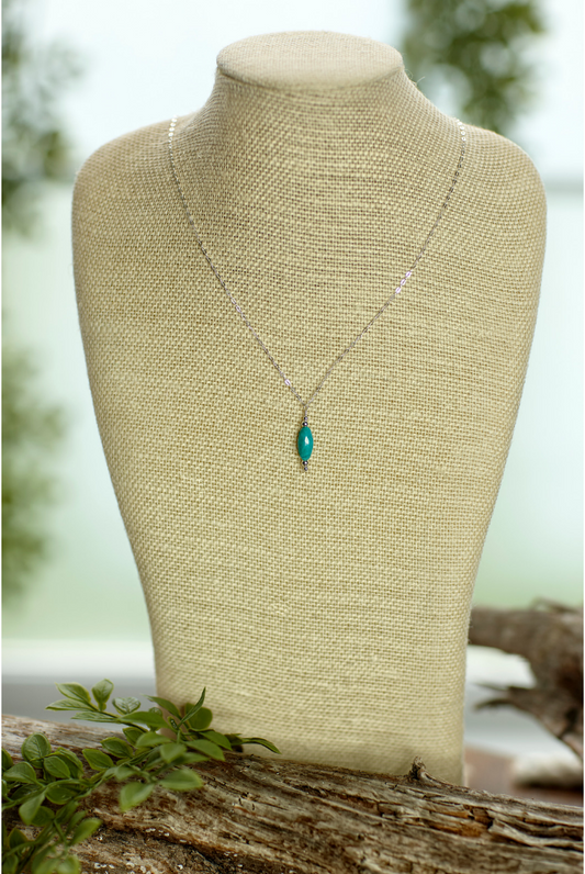 Turquoise and Sterling Silver Necklace