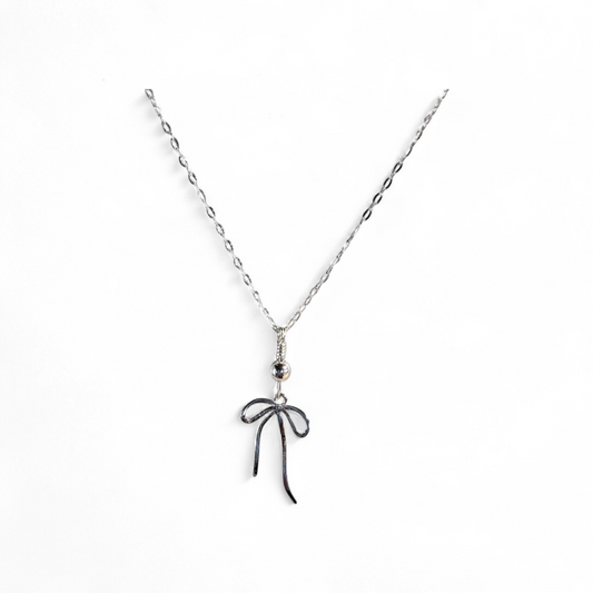 Dainty Bow Necklace