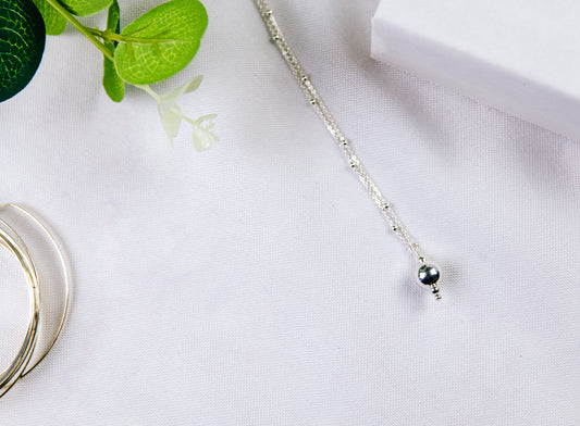 Sterling Silver Bead Necklace