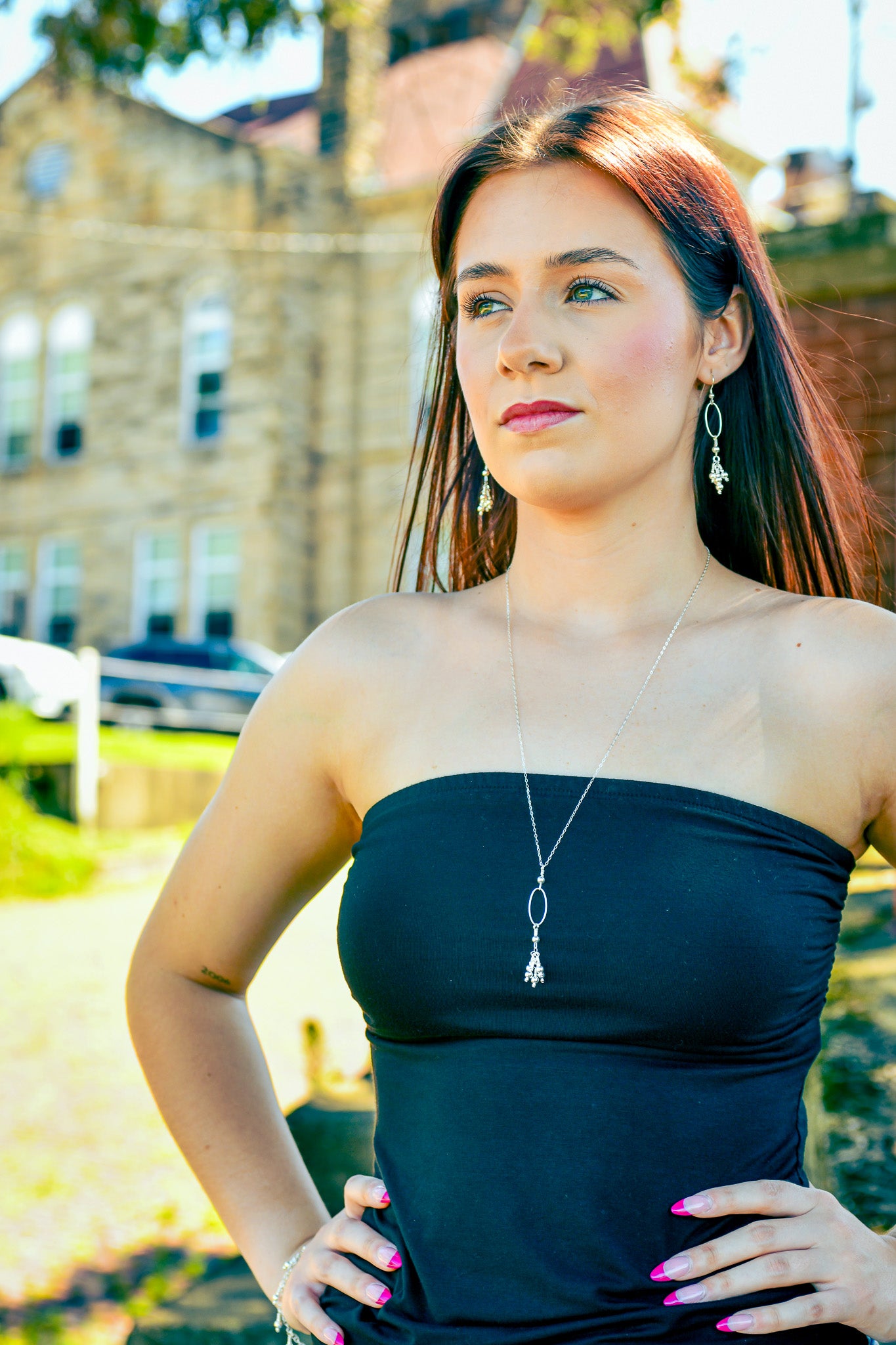 Sterling Silver Bead Pop Necklace