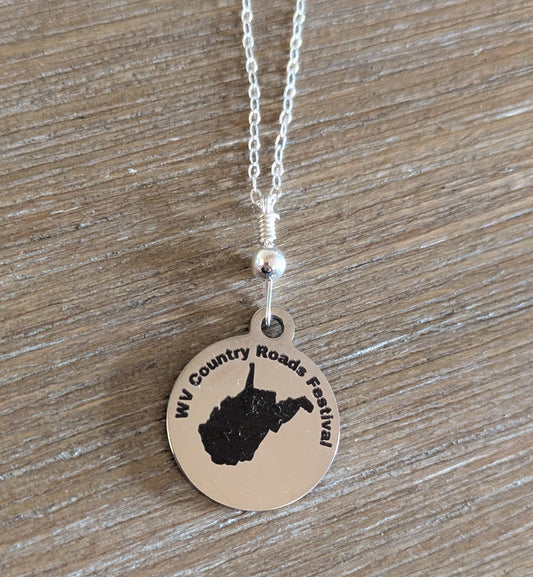 WV Country Roads Festival Necklace