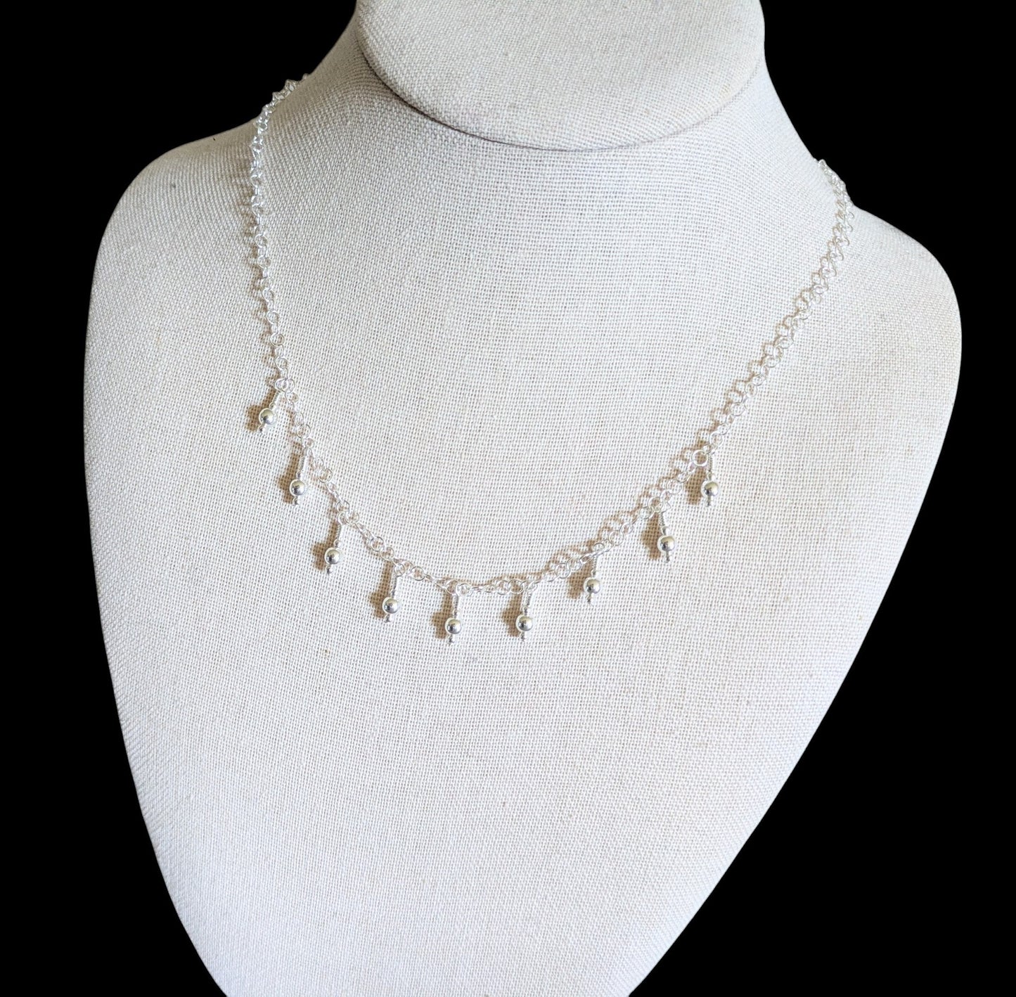 Sterling Silver Dangle Necklace