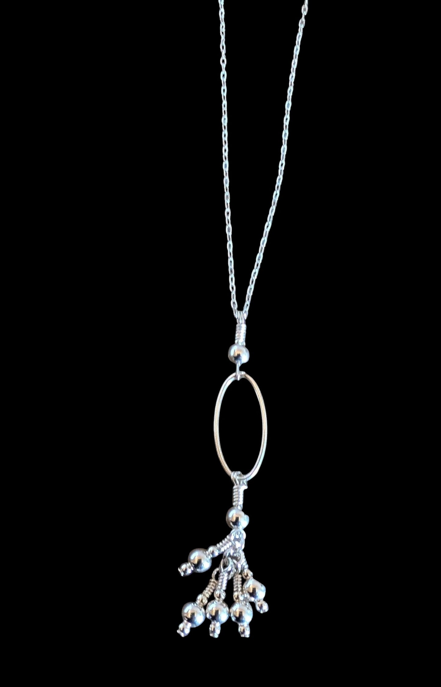 Sterling Silver Bead Pop Necklace