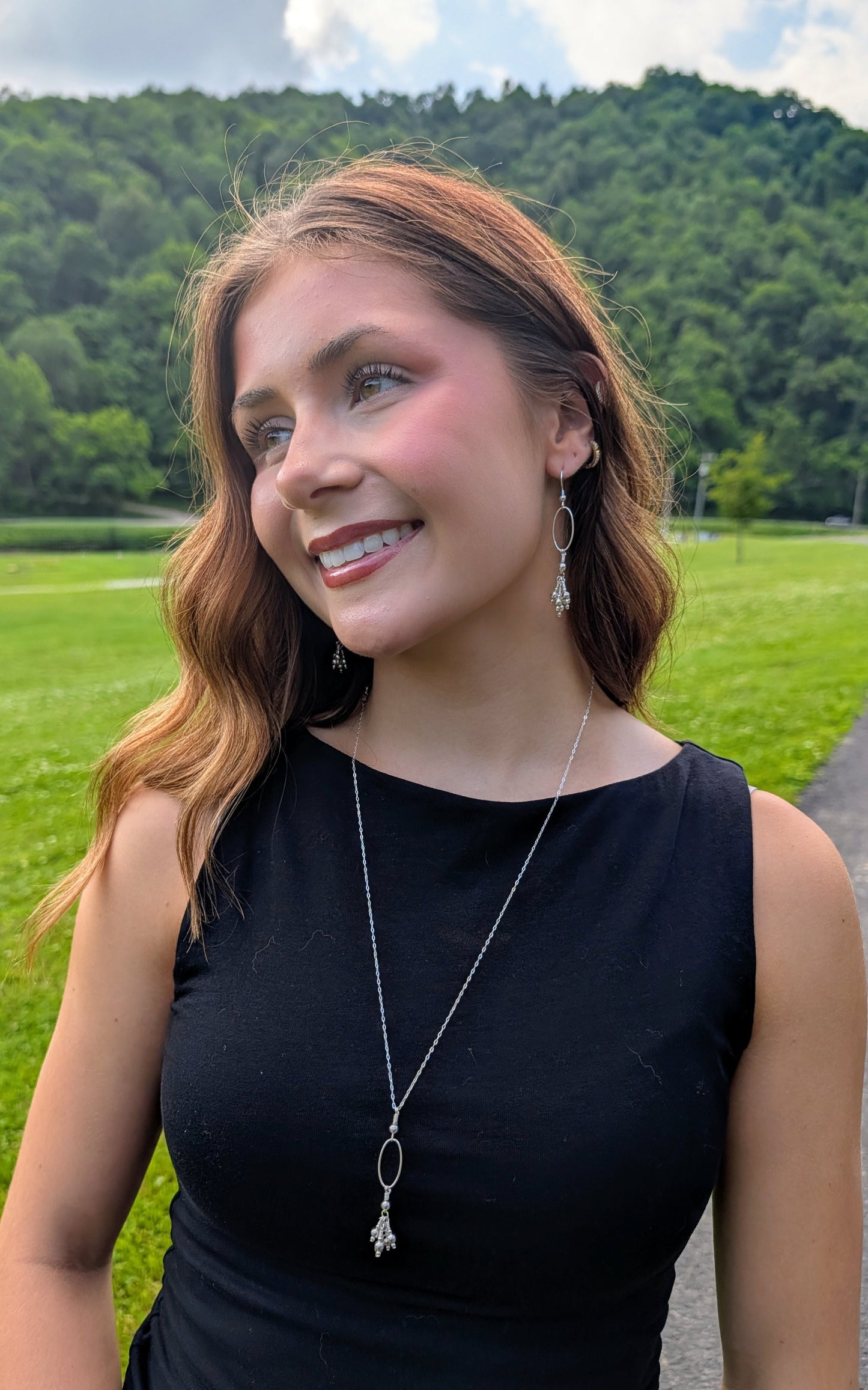 Sterling Silver Bead Pop Necklace