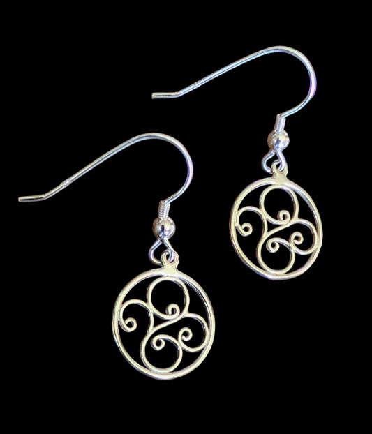 Sterling Silver Filigree Earrings