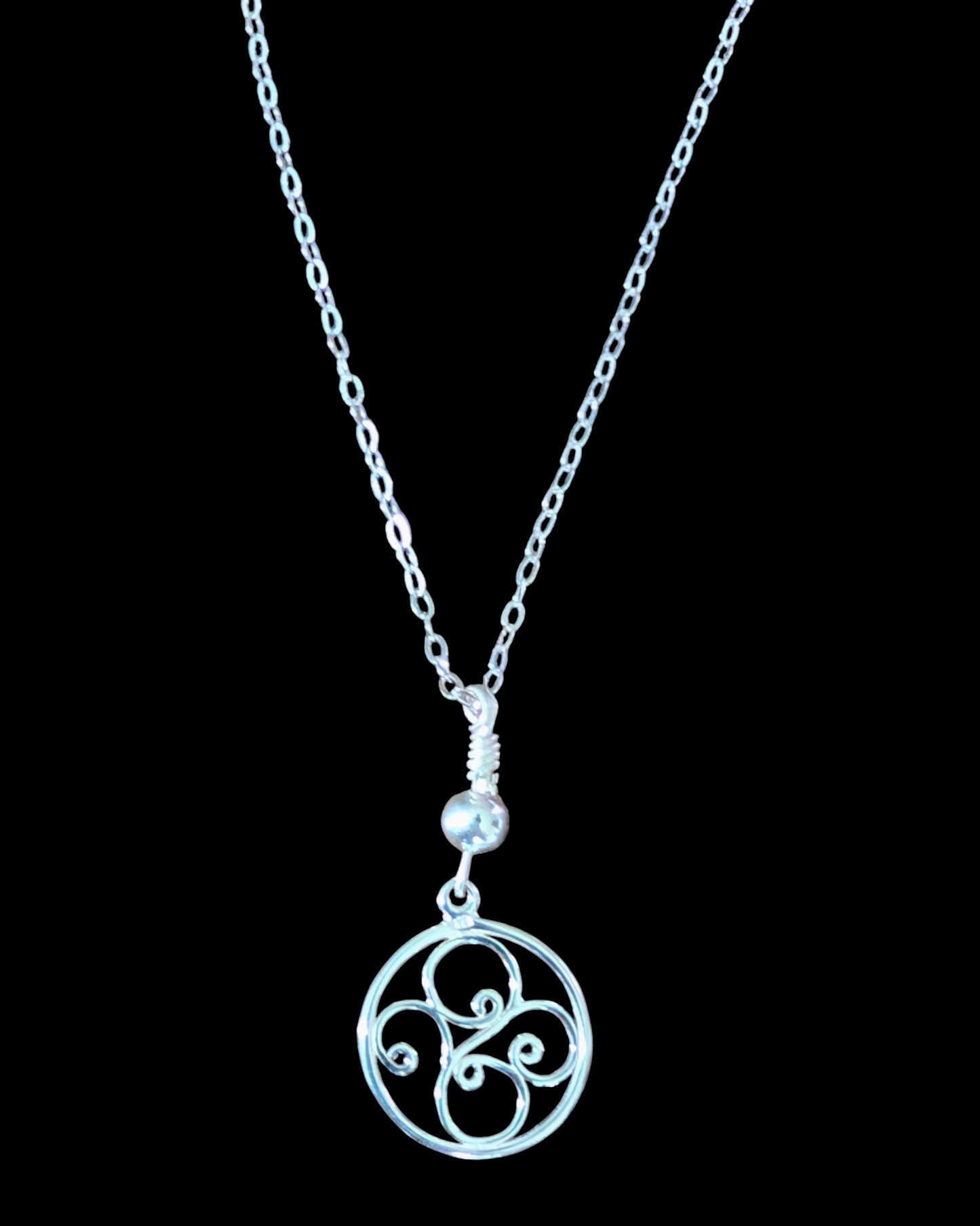 Sterling Silver Filigree Necklace