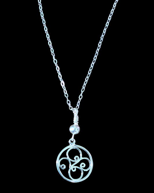 Sterling Silver Filigree Necklace