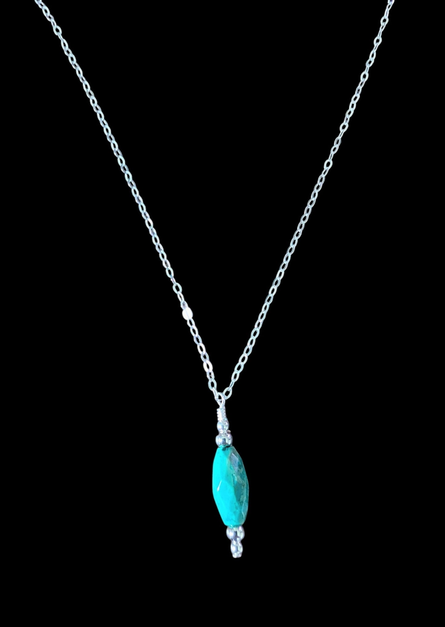 Turquoise and Sterling Silver Necklace