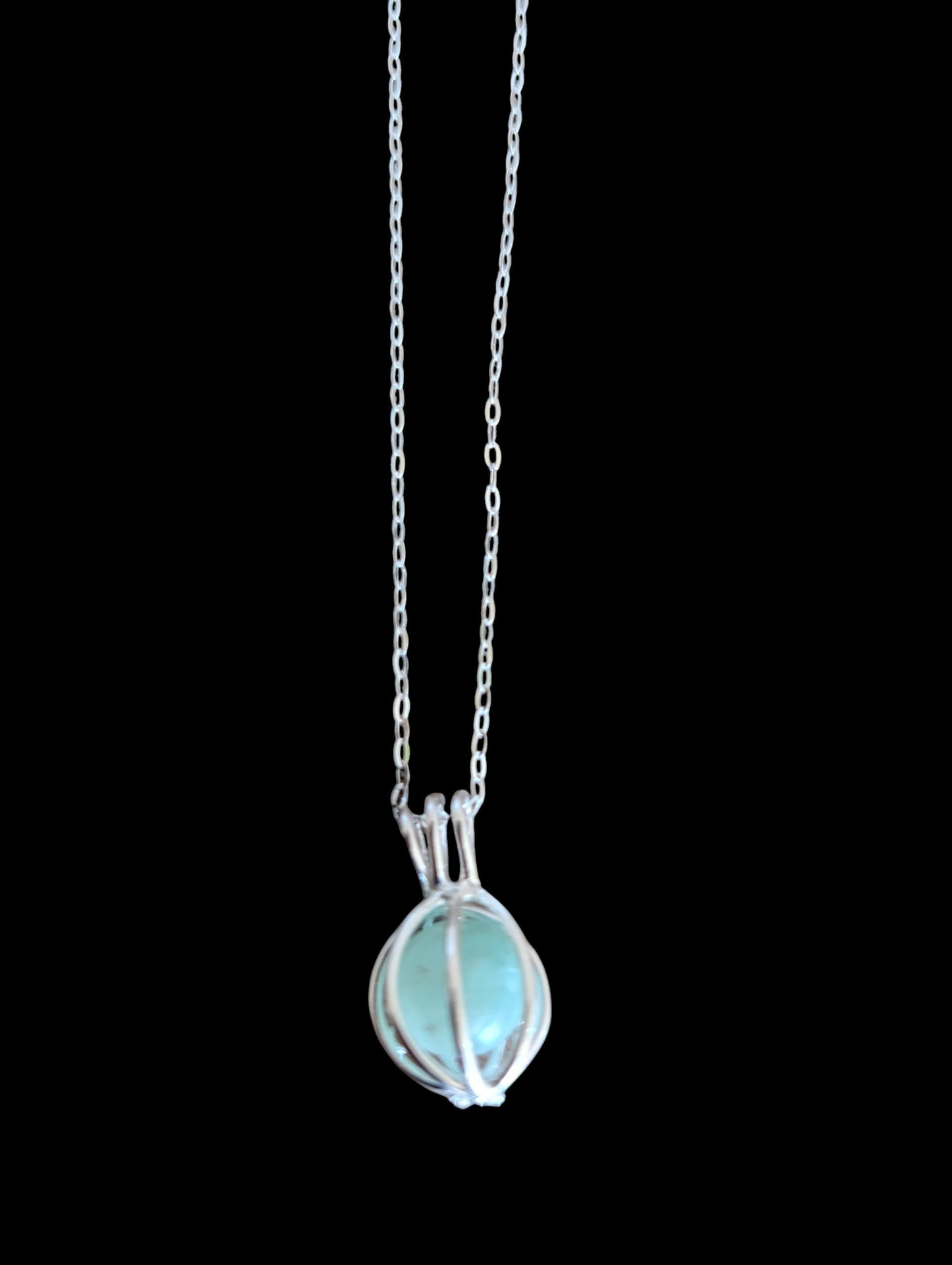 Caged Aventurine Necklace
