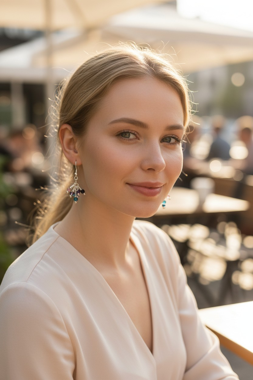 Pastel Cubic Zirconia Earrings