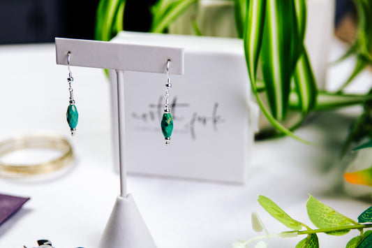 Turquoise and Sterling Silver Earrings