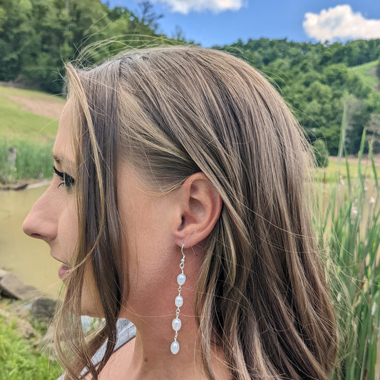 Pearl Dangle Earrings