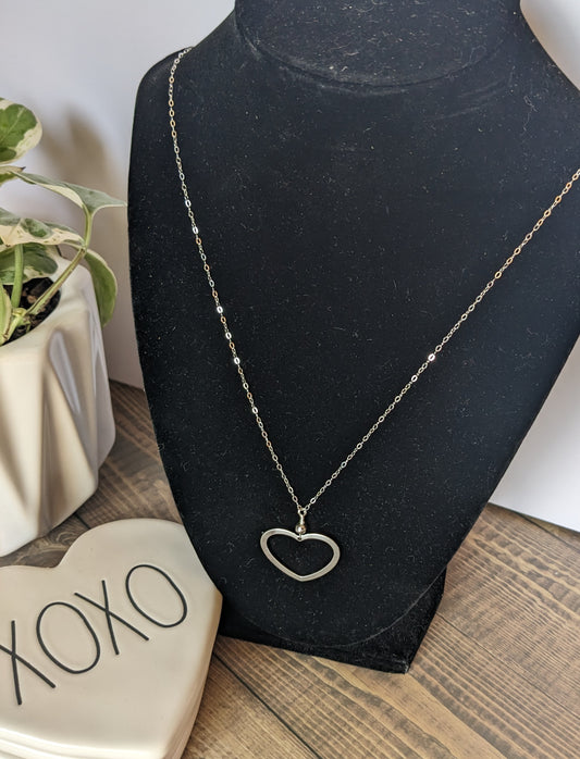Open Heart Necklace
